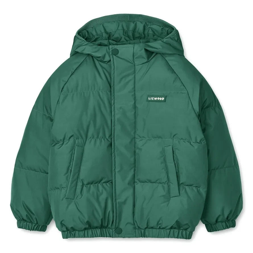 Liewood - Adelina Puffer Jacket Made from Recycled Fibers | Khaki