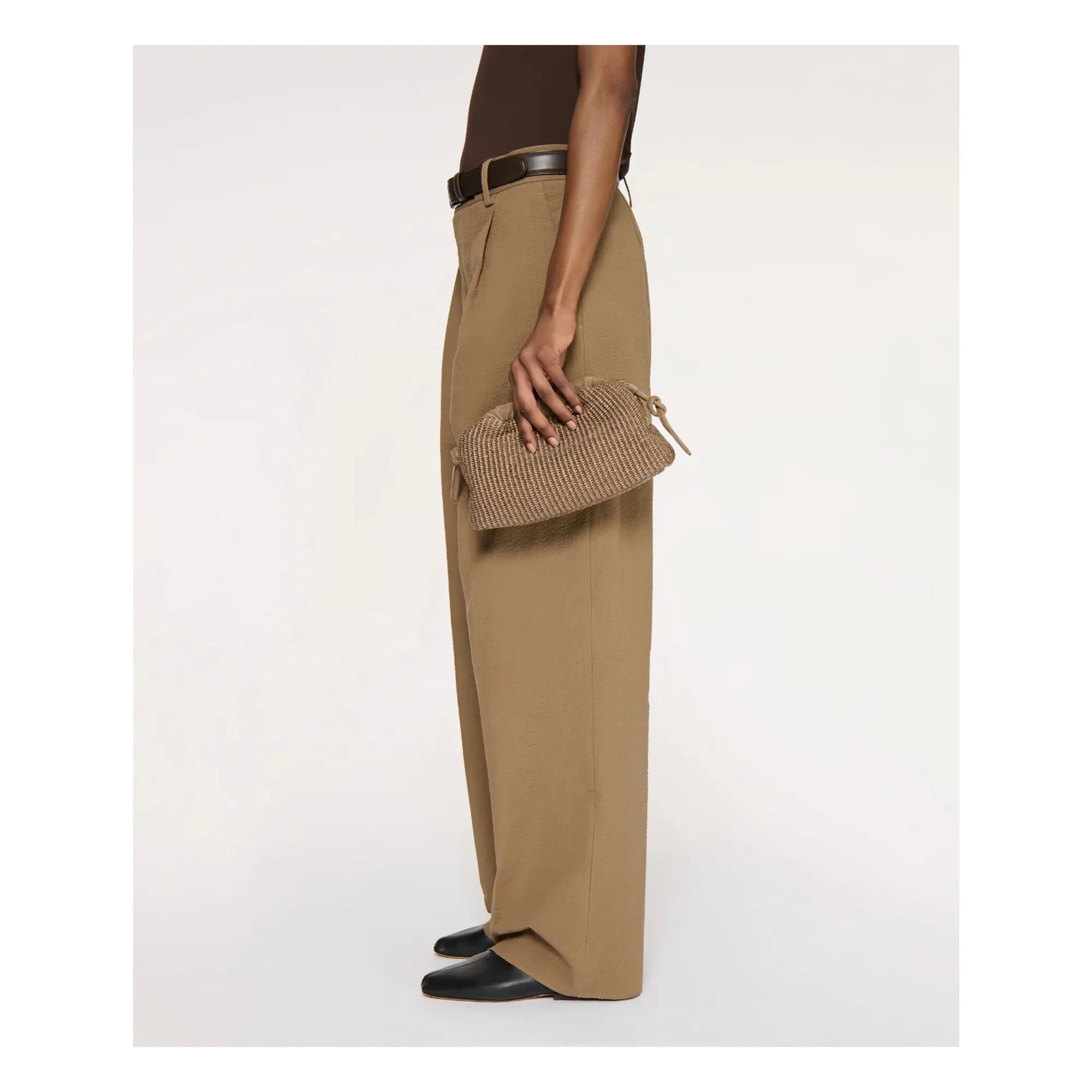 Mansur Gavriel - Cloud Clutch Bag | Taupe Brown