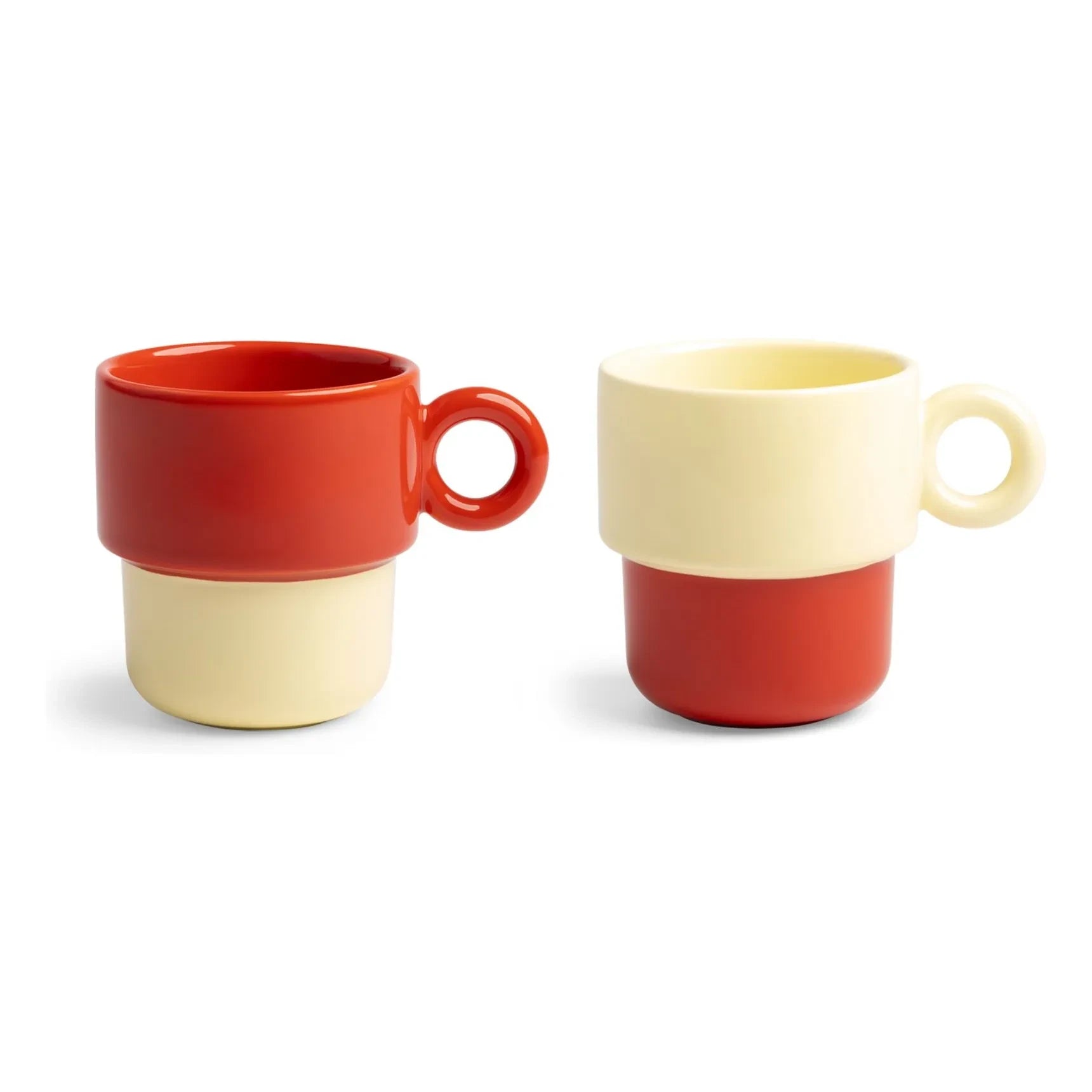 &Klevering - Chiquito Cups - Set of 2 | Brick Red