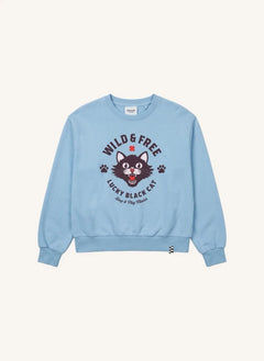 Finger in the nose - Alma Sweatshirt | Light Blue