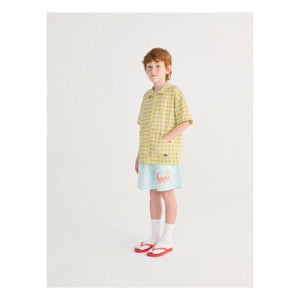 Bobo Choses - Organic Cotton Plaid Shirt | Yellow