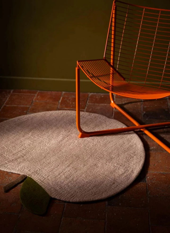 Muskhane - Felt Apple Rug | Powder Pink