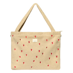 Studio Noos - Hearts Baby Care Bag | Ecru