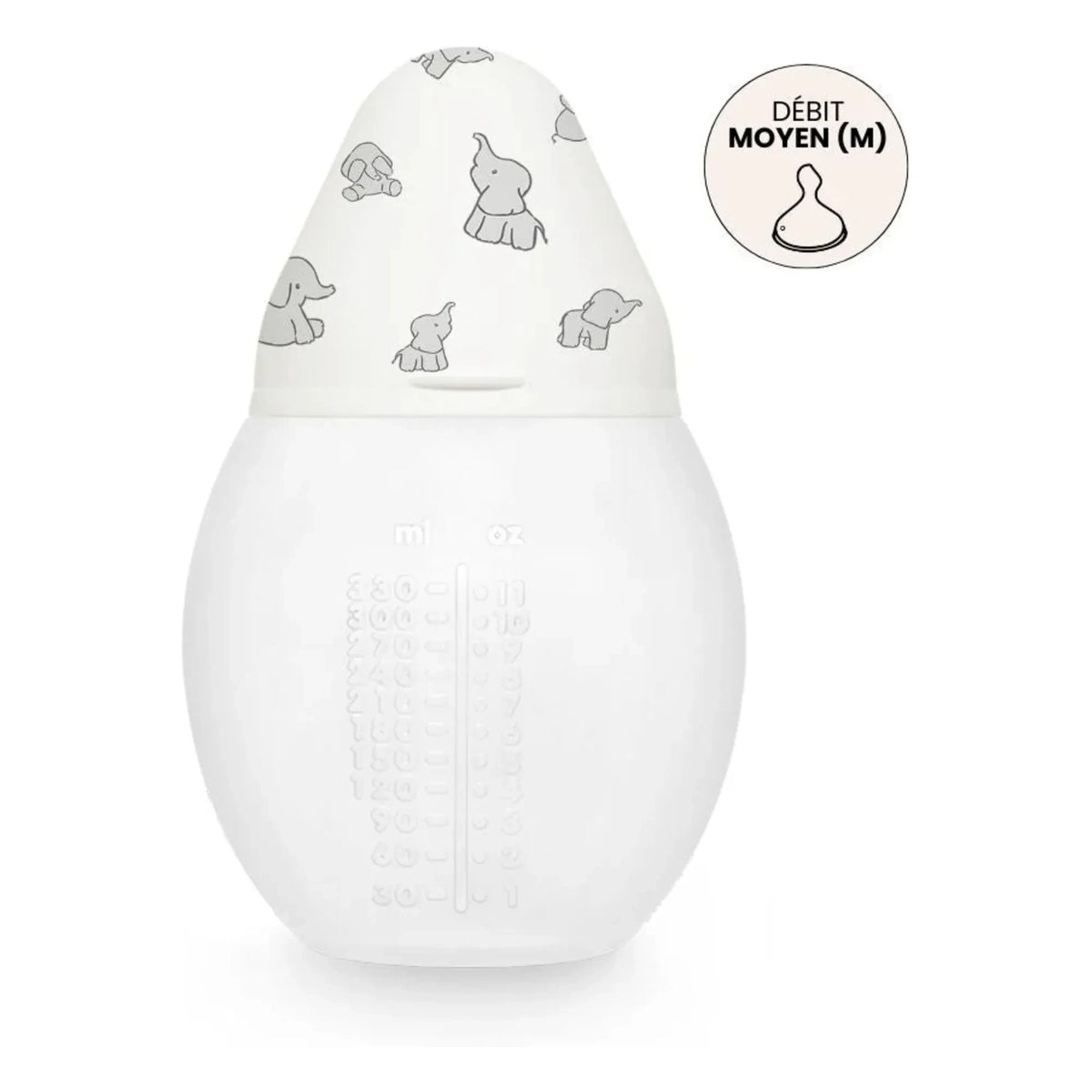 Elhée - Filller medical silicone baby bottle and physiological pacifier