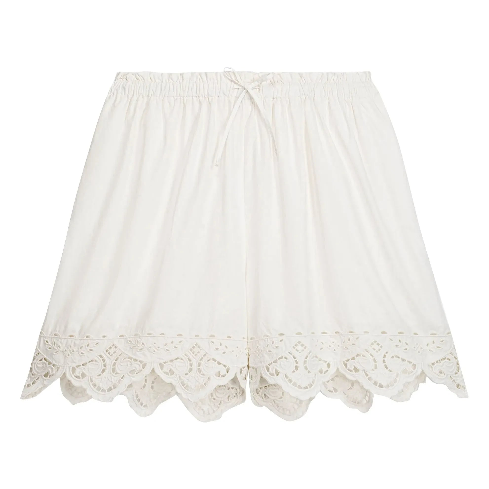 Louise Misha - Organic Cotton Boxi Shorts | White