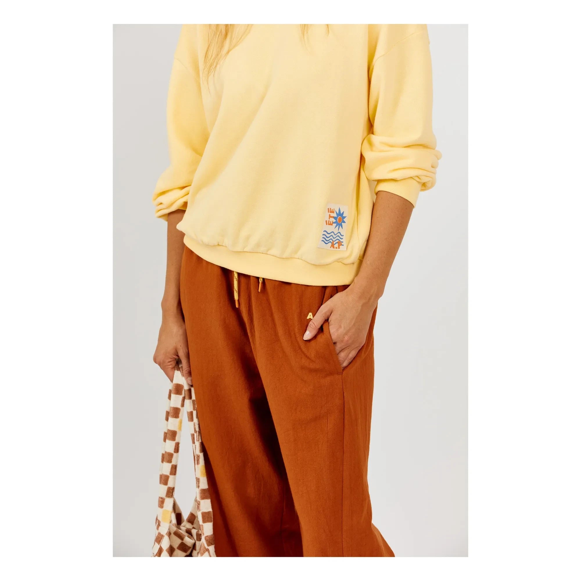 a.p - Organic Cotton Sweat Patch | Yellow