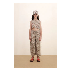 Tinycottons - Poplin Leopard Top | Brown