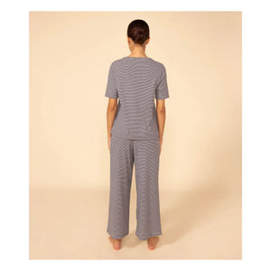 Petit Bateau - Milleraies Pajama Set - Women's Collection | Navy Blue