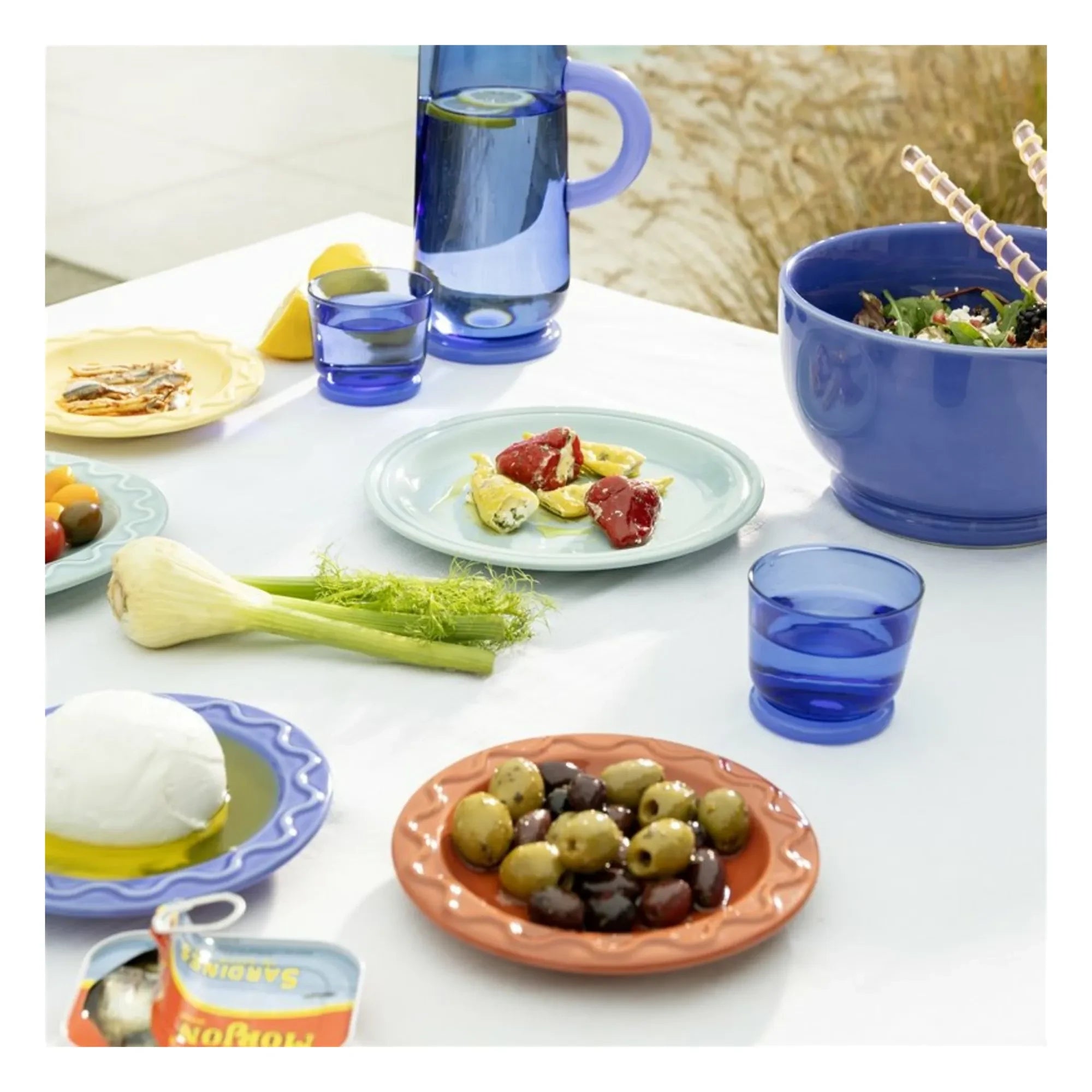 &Klevering - Dew Glasses - 2-piece Set | Blue