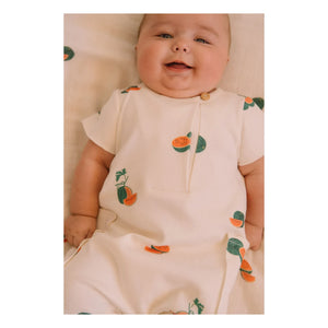 Studio Bohème - Combishort Aimé Watermelon Organic Cotton | Ecru