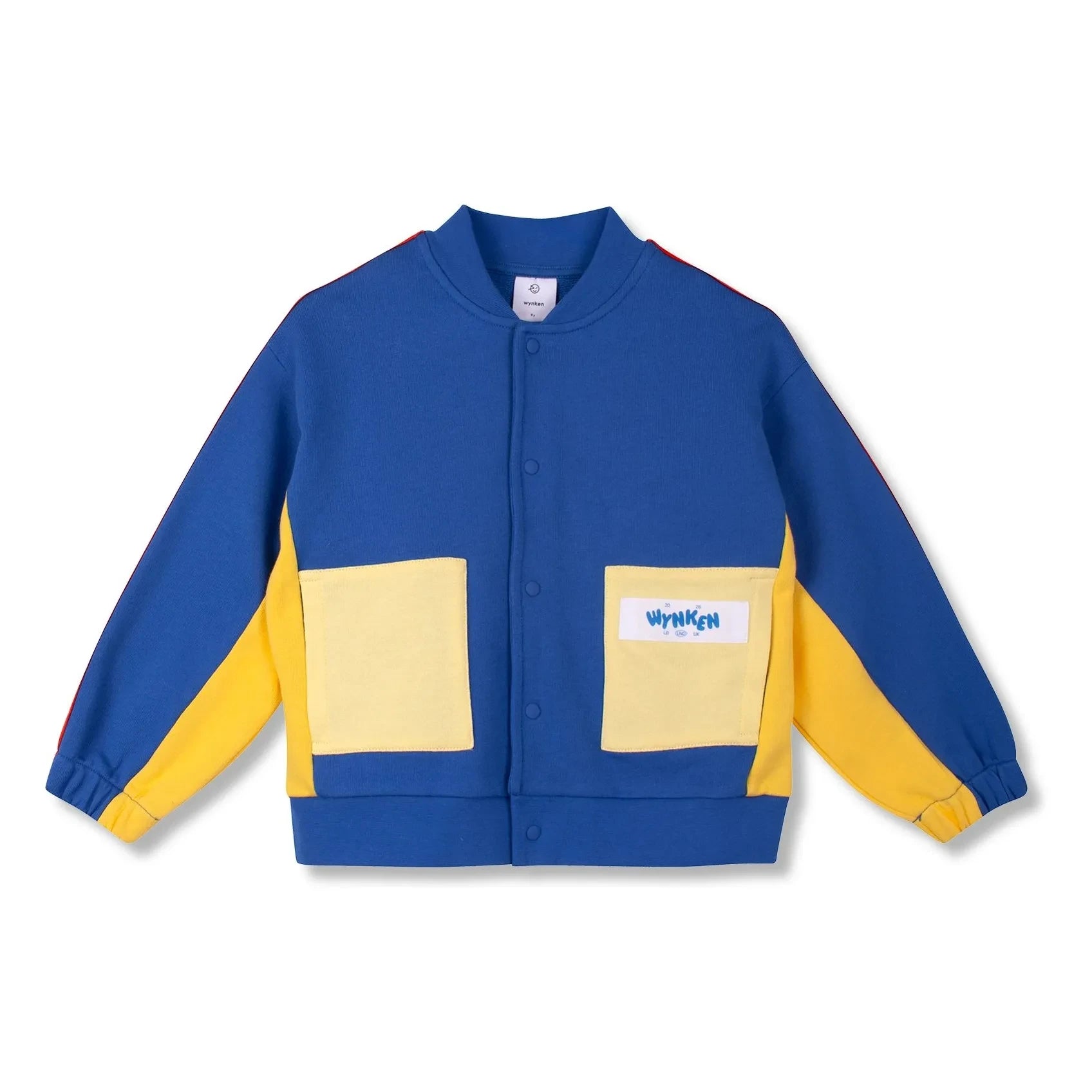 Wynken - Organic Cotton Contrast Bomber | Dark Blue