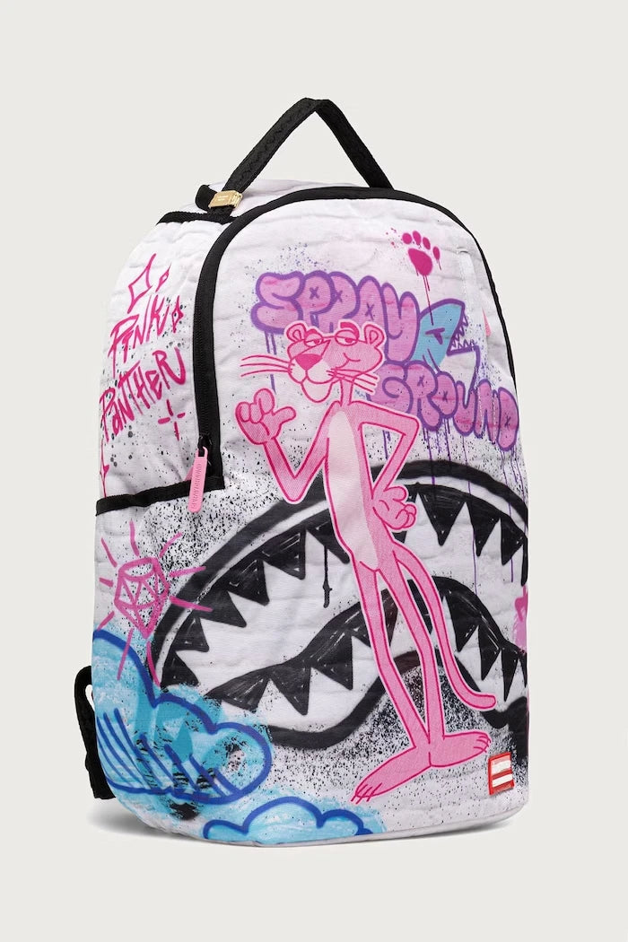 Sprayground - Pembe Panter Beyaz Sırt Çantası 910B9134NSZ