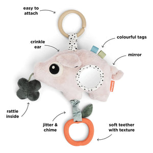 Done by deer - Pigee Sensory Toy | Light Pink