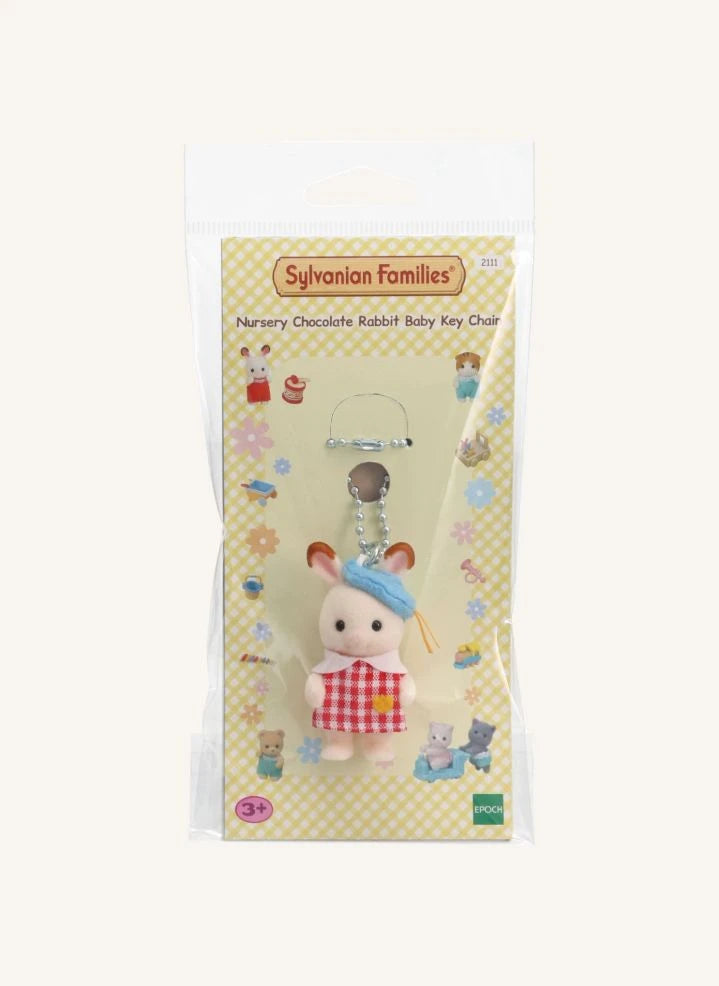 Sylvanian Families - Chocolate Baby Rabbit Keychain