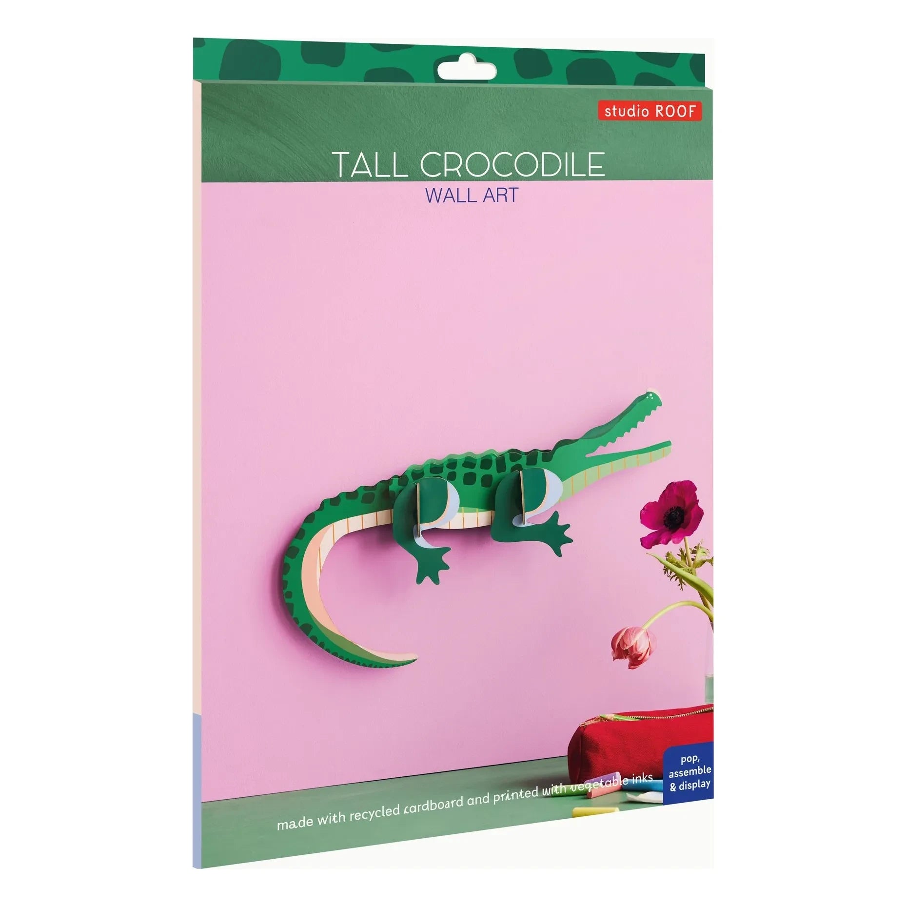 Studio Roof - Crocodile Wall Decor | Green