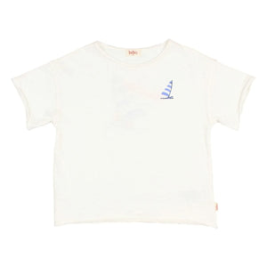 Búho - Waikiki Organic Cotton T-Shirt | White