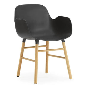 Normann Copenhagen - Armrest Oak Form Chair | Black