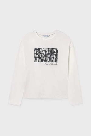 Mayoral Long-Sleeve Cotton Blouse