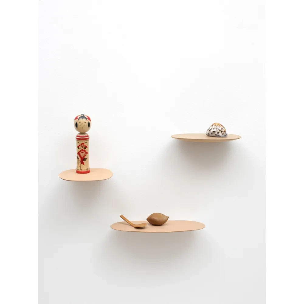 Moustache - Isola Ceramic Shelf, Studio Brichetziegler - Set of 3 | Beige