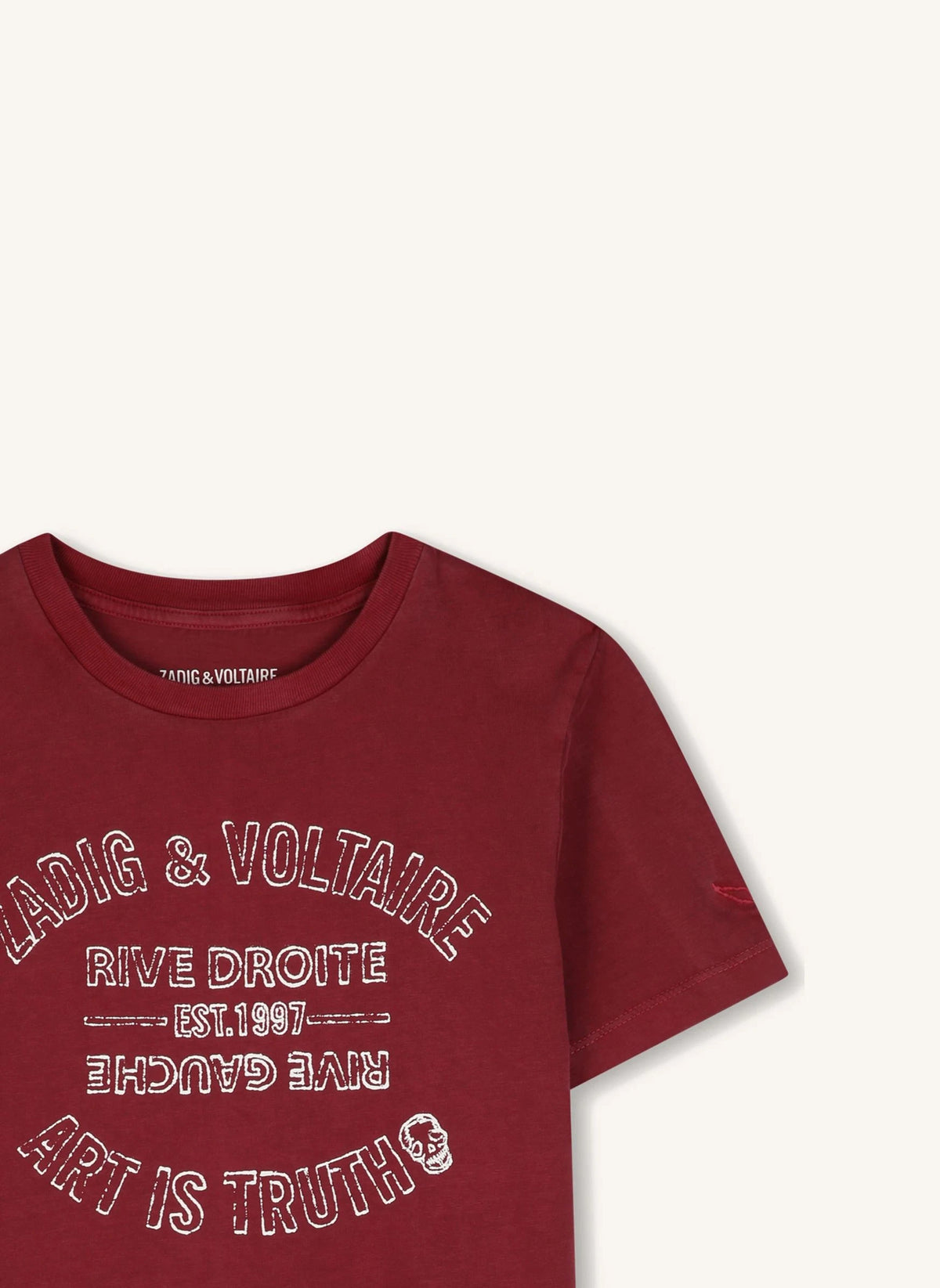 Zadig & Voltaire - Voltaire Paris organic cotton T-shirt | White