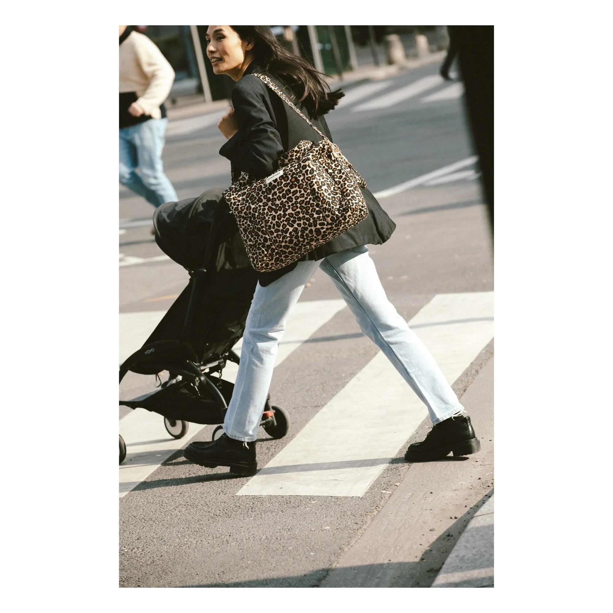 rivedroite - Darcy Leopard Diaper Bag