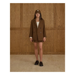 Rylee + Cru - Double Button Jacket | Tobacco