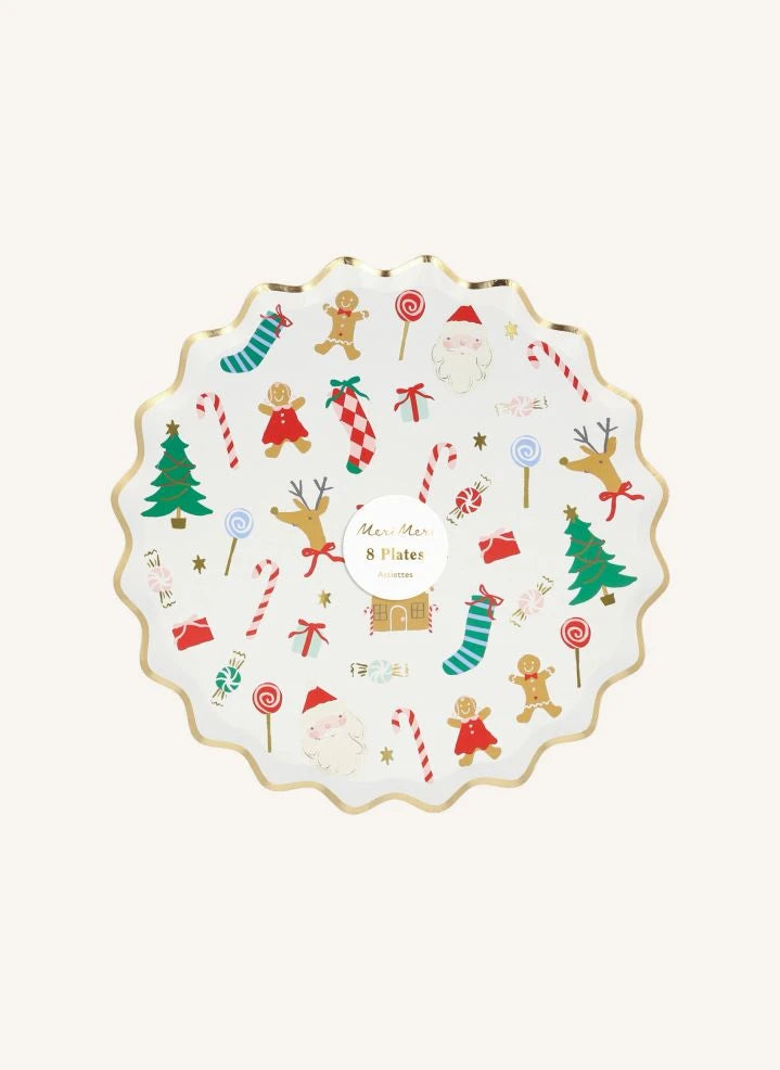 Meri Meri - Joli Noël Small Plates - Set of 8