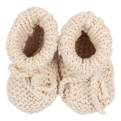 Búho - Knitted Slippers | Pale Pink