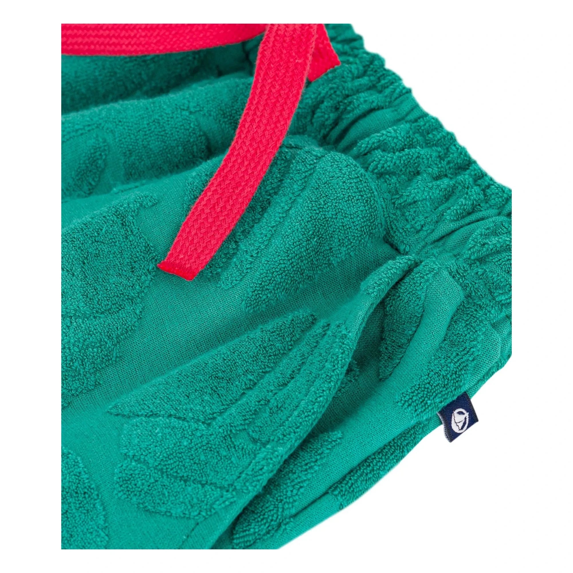 Petit Bateau - Organic Cotton Palm Terry Shorts | Green