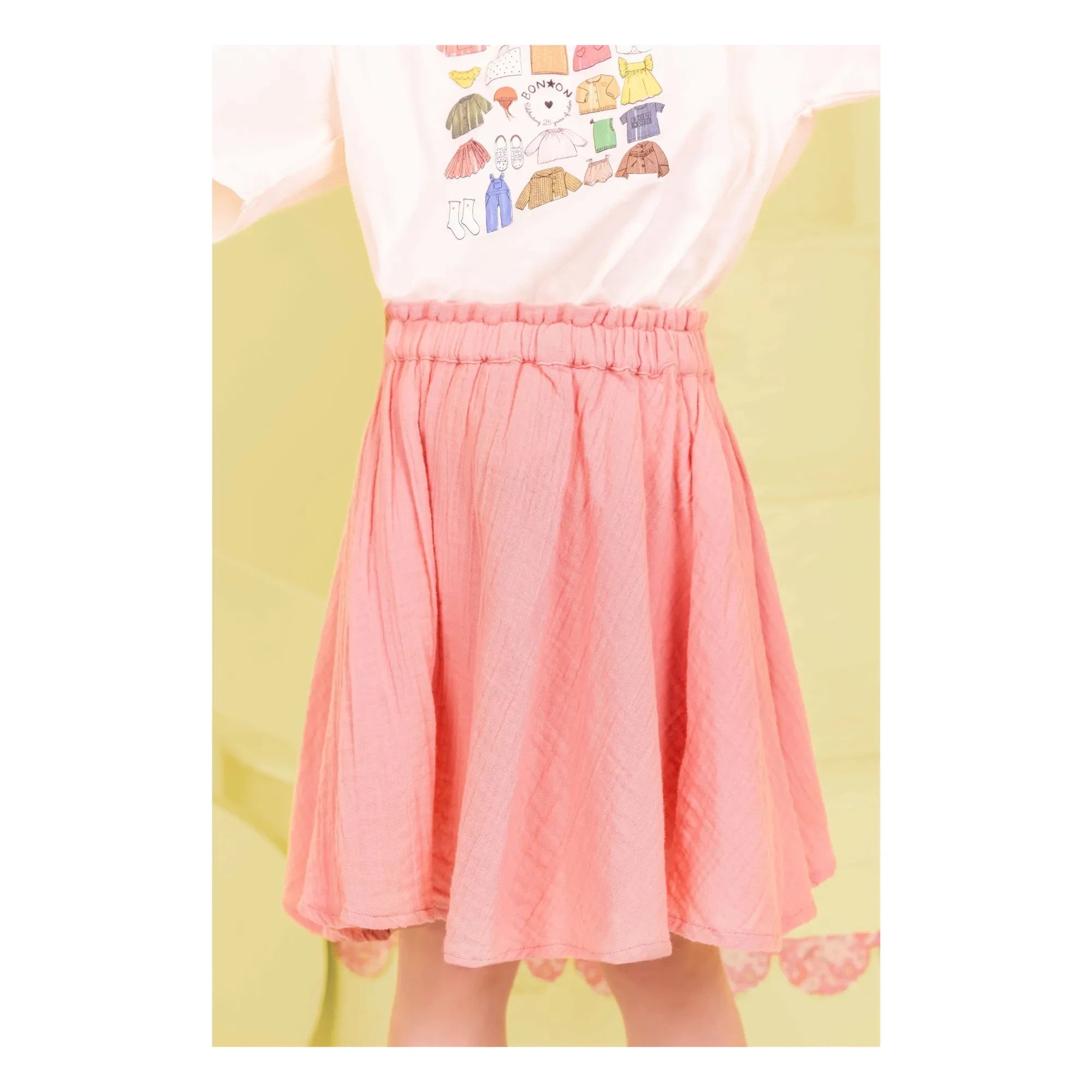 Bonton - Powder Pink Petale Skirt