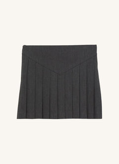 Smallable Kid - Bath Pleated Skirt | Heather grey
