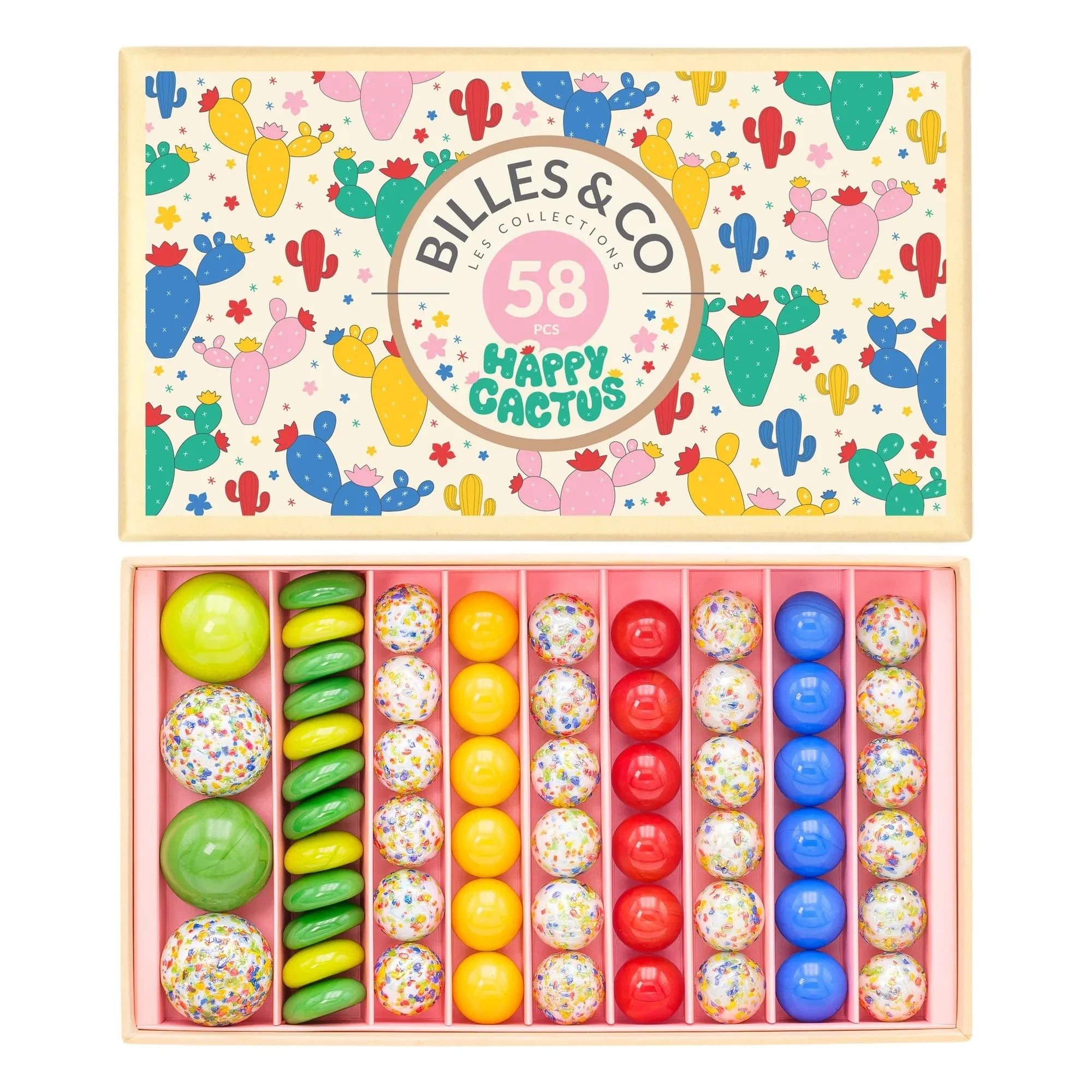 Billes & Co - 58-Piece Cactus Ball Set