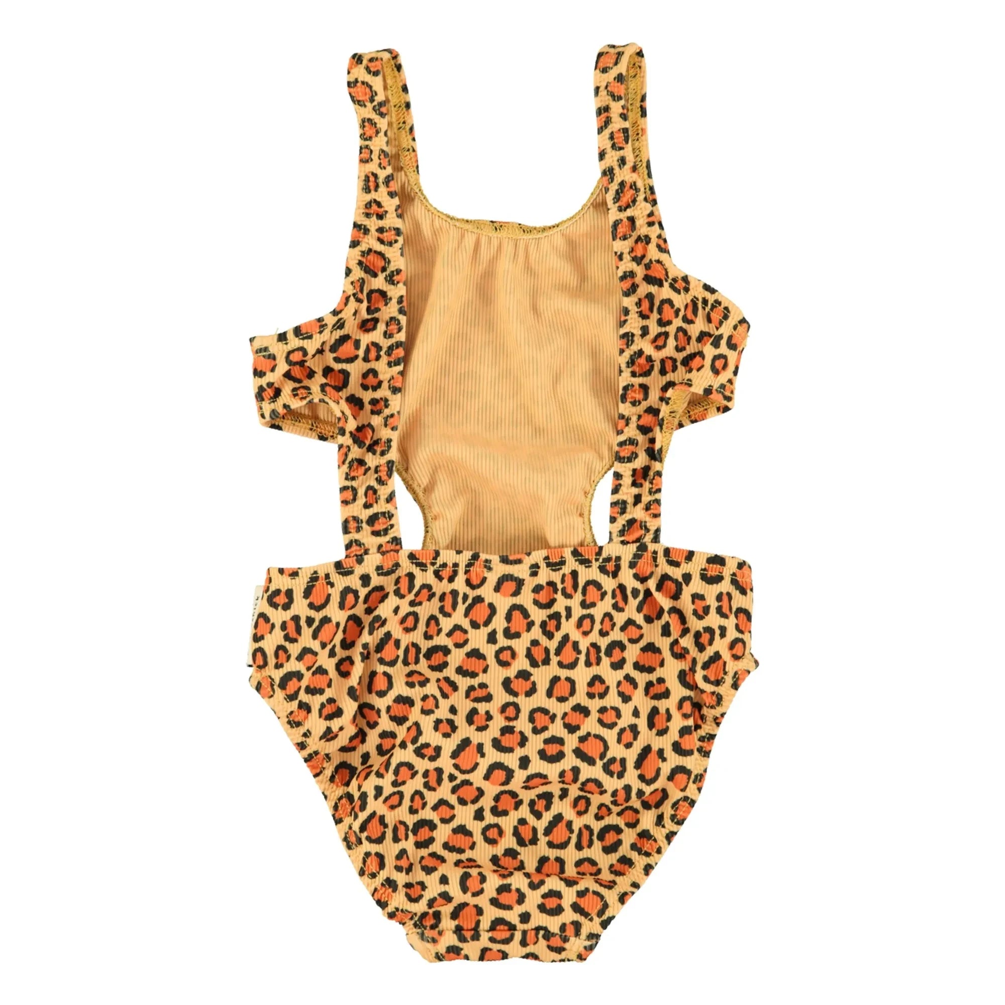 Piupiuchick - Fitilli Leopard Trikini Made from Recycled Fibers | Mustard