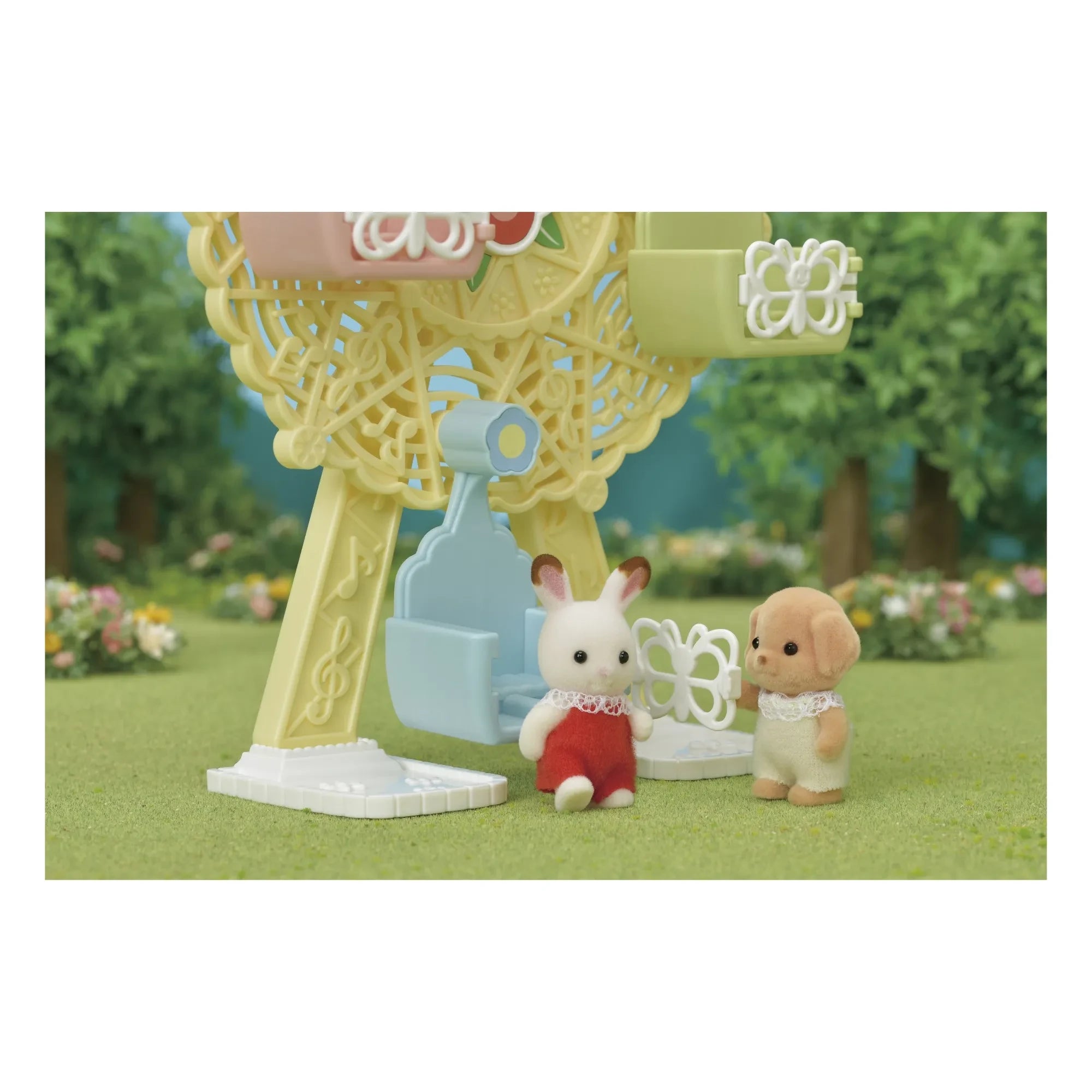 Sylvanian Families - Carousel and Baby Dachshund Toy