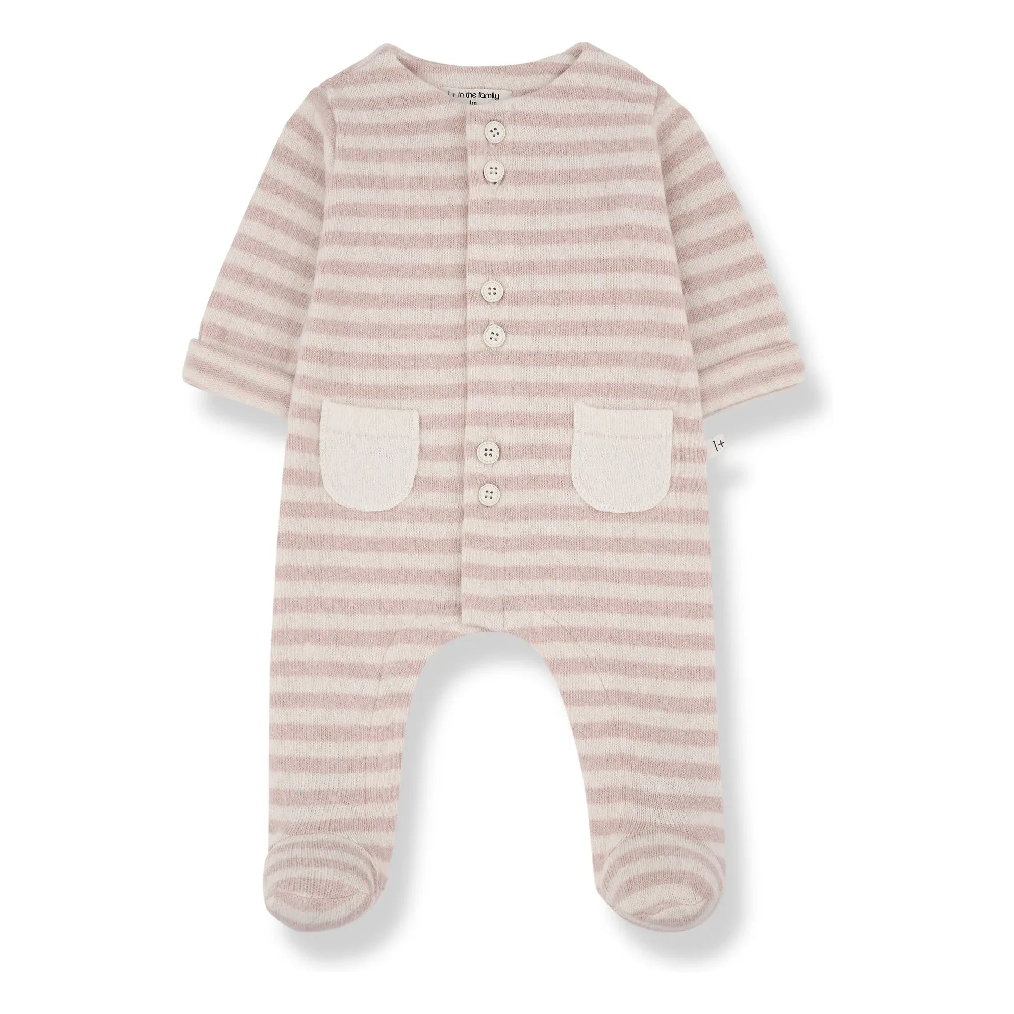 1+ in the Family - Milo Pajamas | Nude