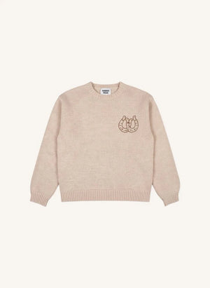 Hundred Pieces - Lacy Get Lucky Merino Wool Sweater | Cream