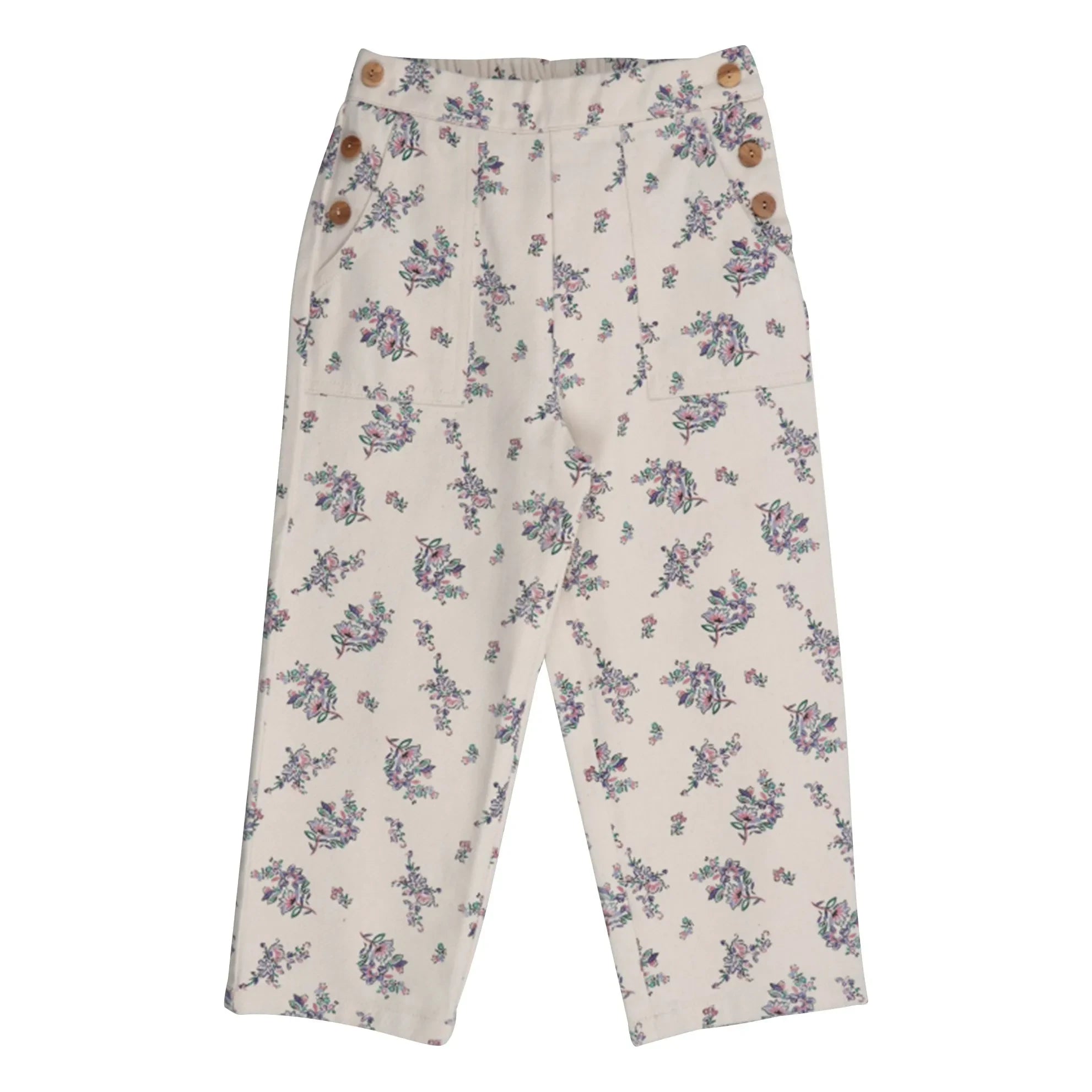 the new society - Emma Fleuri Organic Cotton Pants | Beige