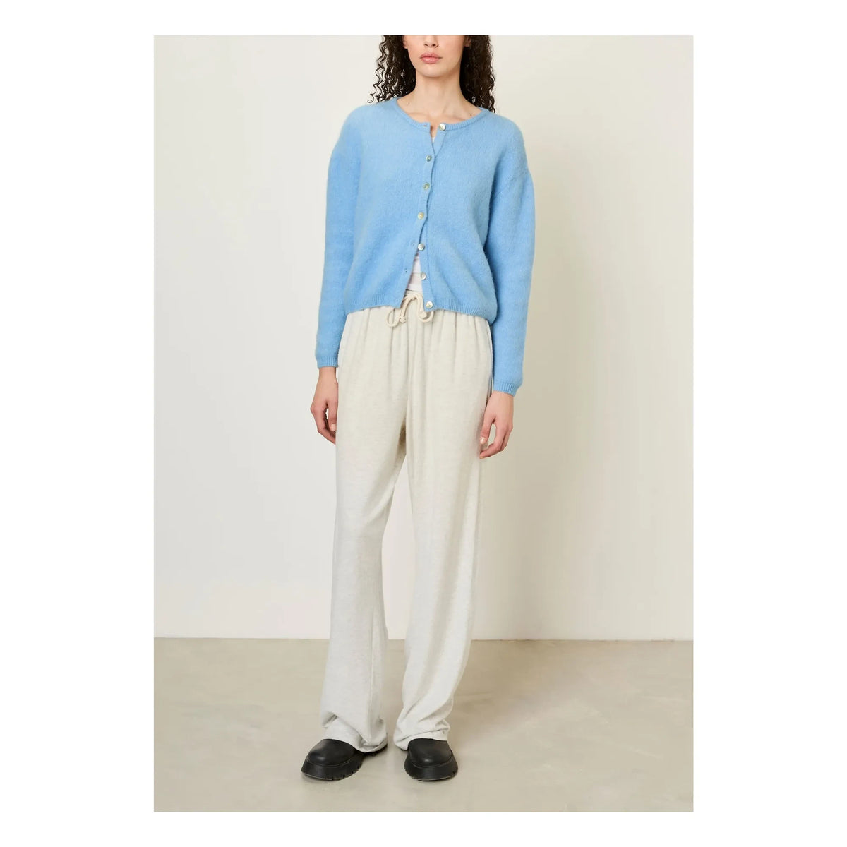 American Vintage - Vitow Alpaca & Wool Vest | Light Blue