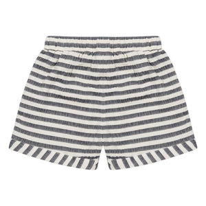 Donsje - Kaatio Striped Organic Cotton Shorts | Navy Blue