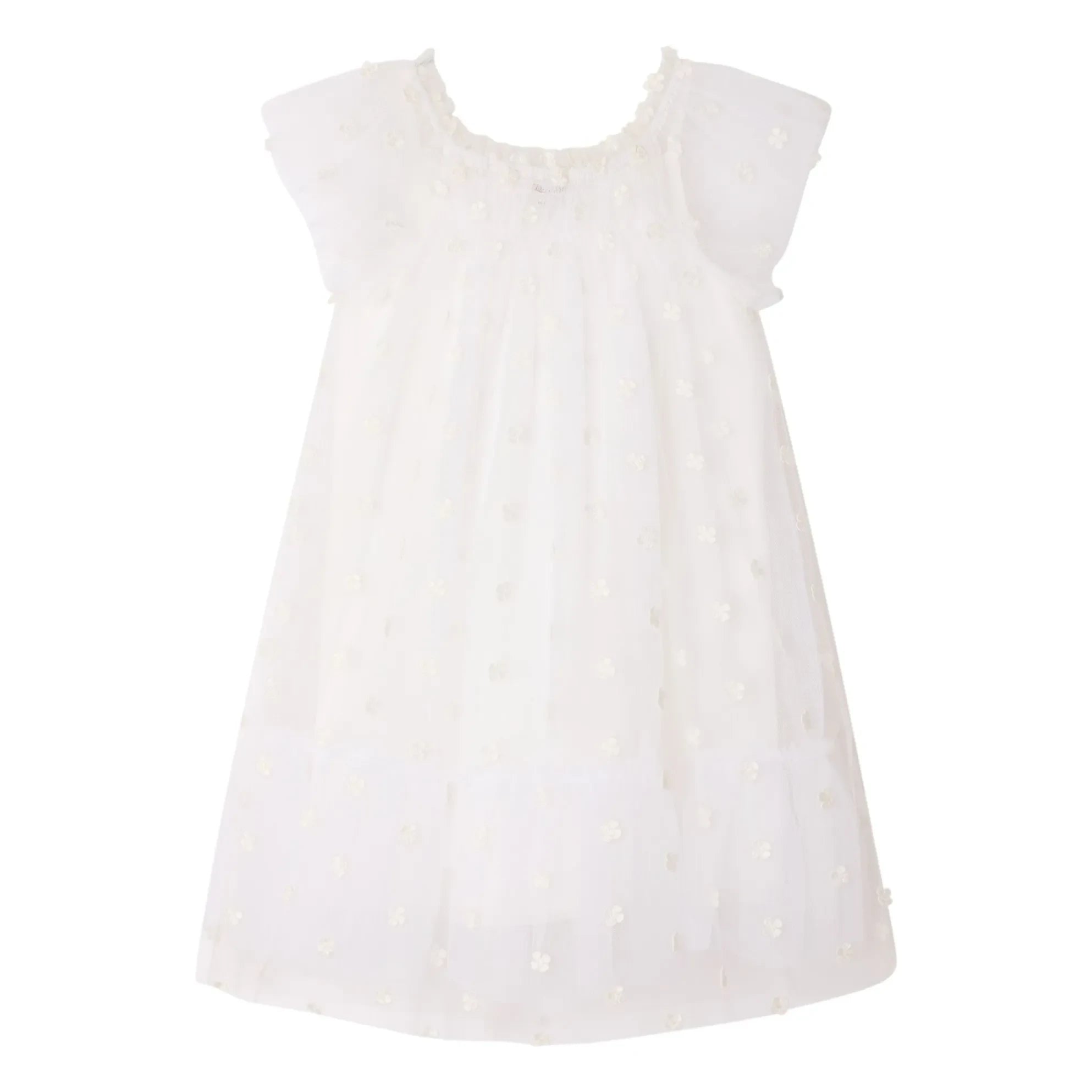 Bonpoint - Lisabeth Tulle Dress | White