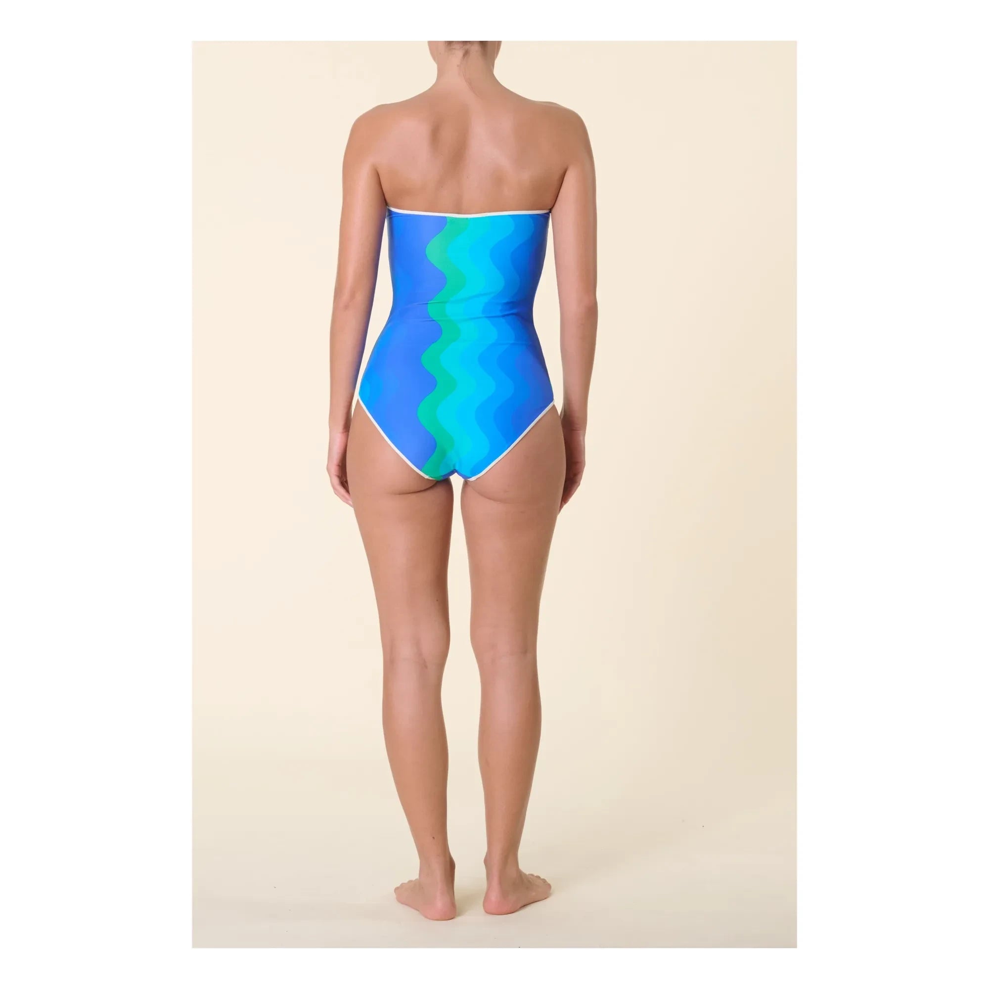 Casa Rosa - Luna One-Piece Swimsuit | Blue