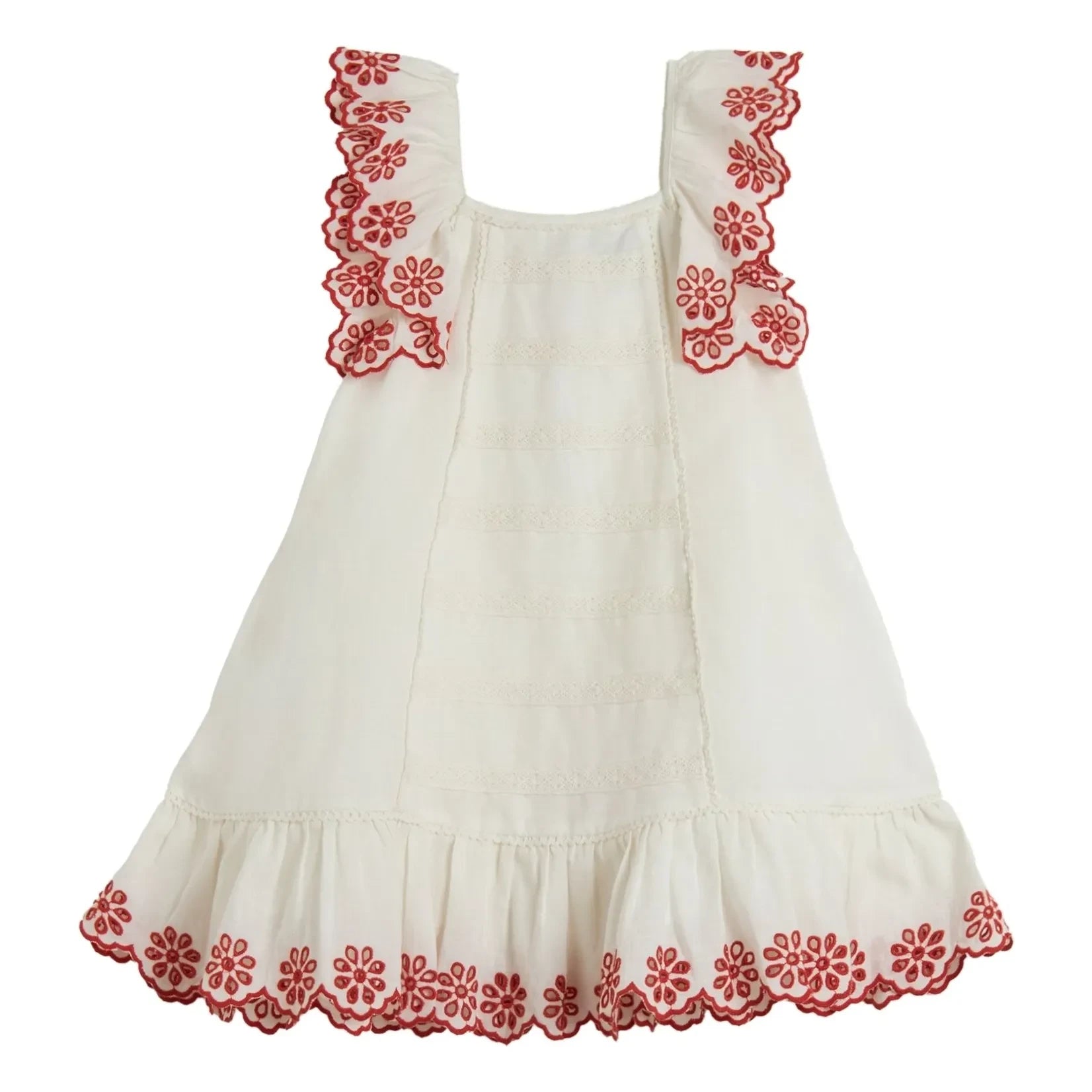 Stella McCartney Kids - Embroidered Dress | Ivory