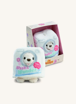 Nici - Washy Dog Plush Toy and Laundry Costume | White