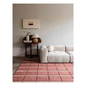 Layered - Wool Rug Lilly | Pink