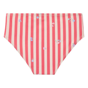 Wheat - Carla Striped Recycled Fibres Swimwear | Red