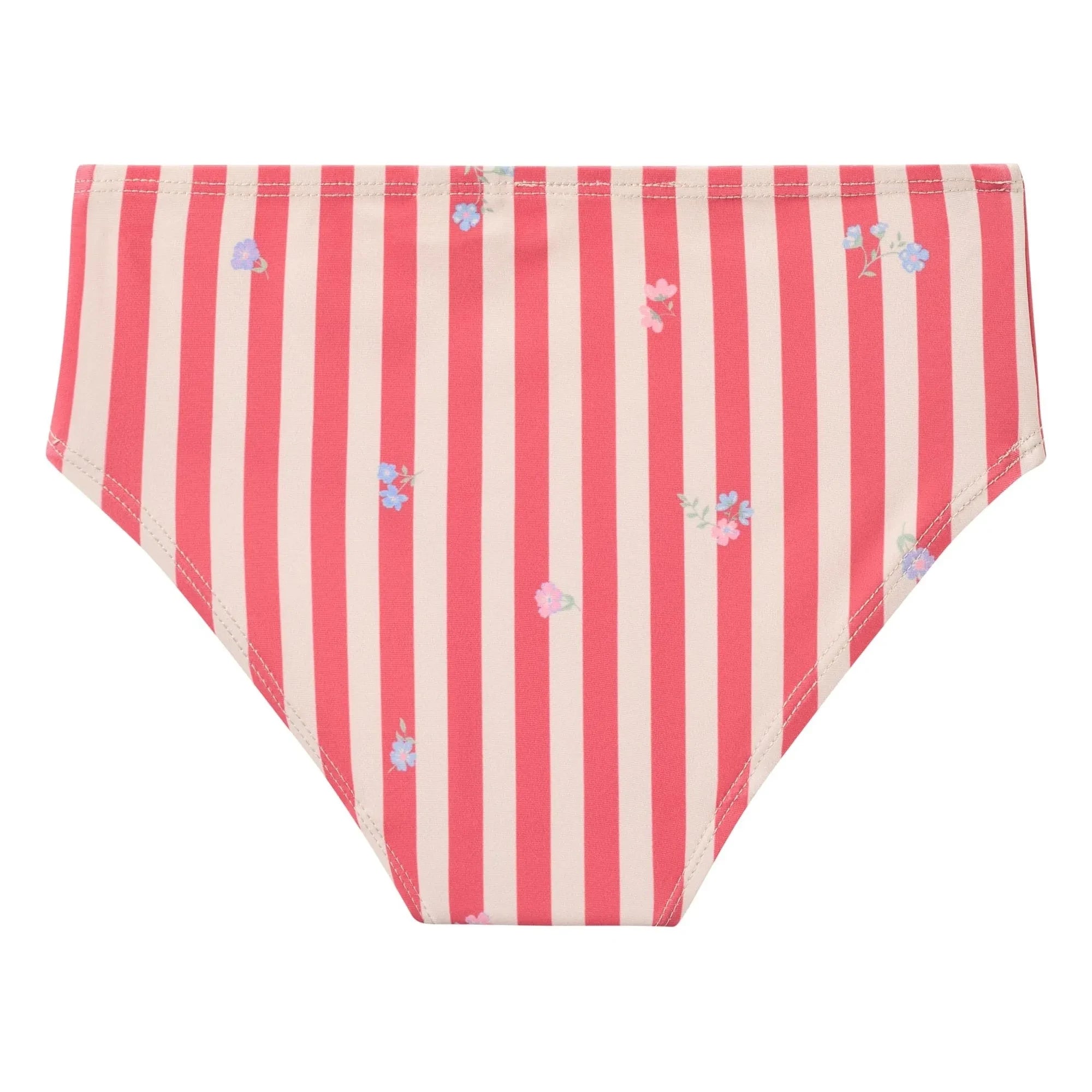 Wheat - Carla Striped Recycled Fibres Swimwear | Red