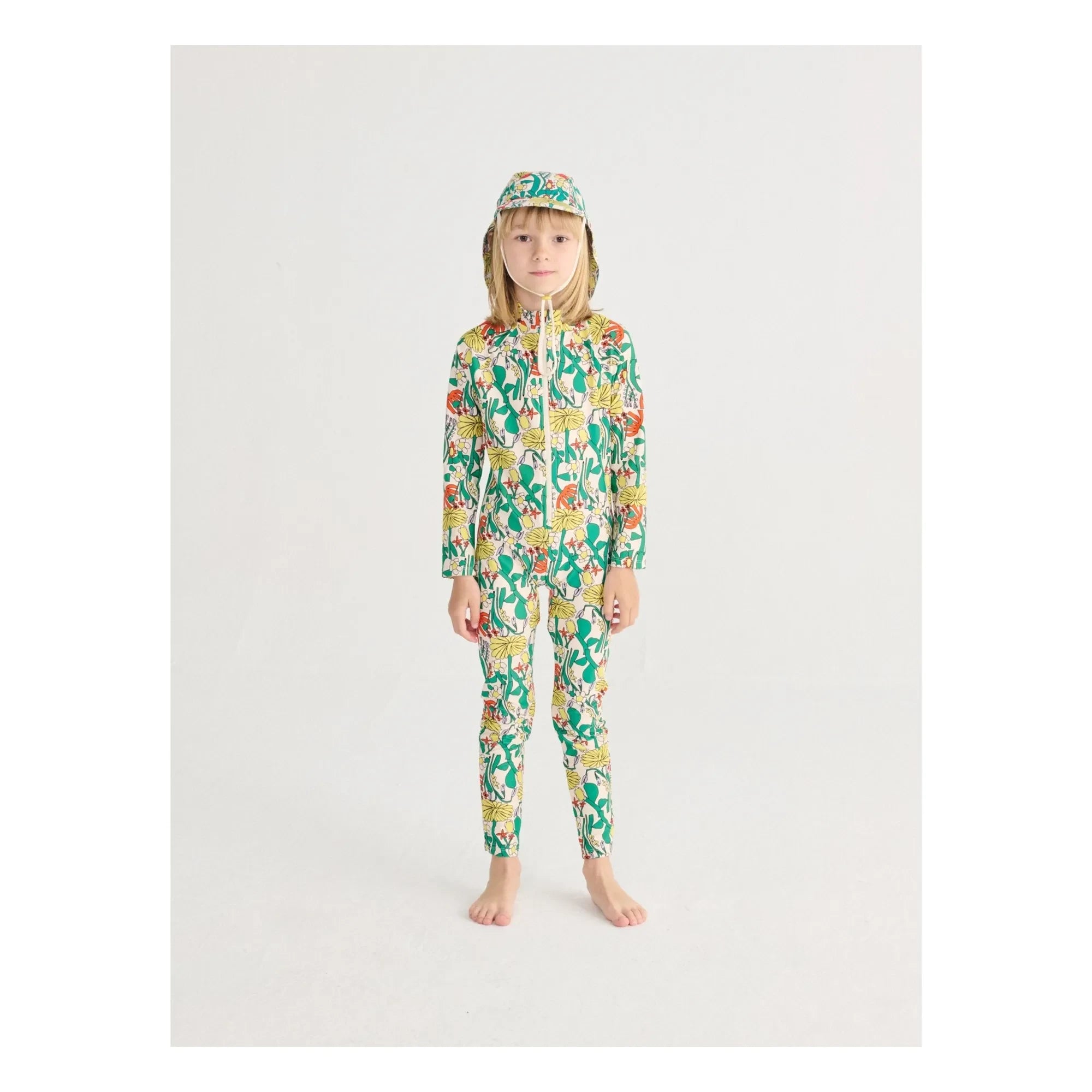 Bobo Choses - Floral Bath Cap | White