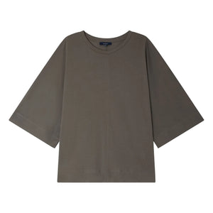 Soeur - Helsinki Cotton T-Shirt | Dark Gray