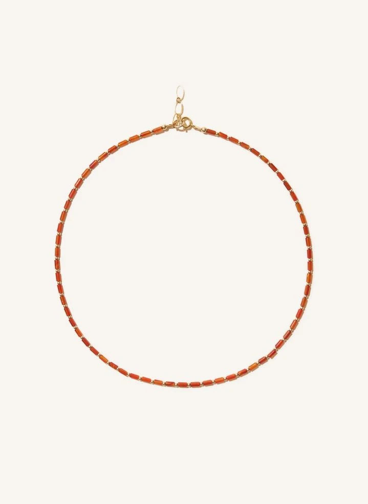 Camille Colette Studio - Baia Reddish Brown Necklace | Multicolor