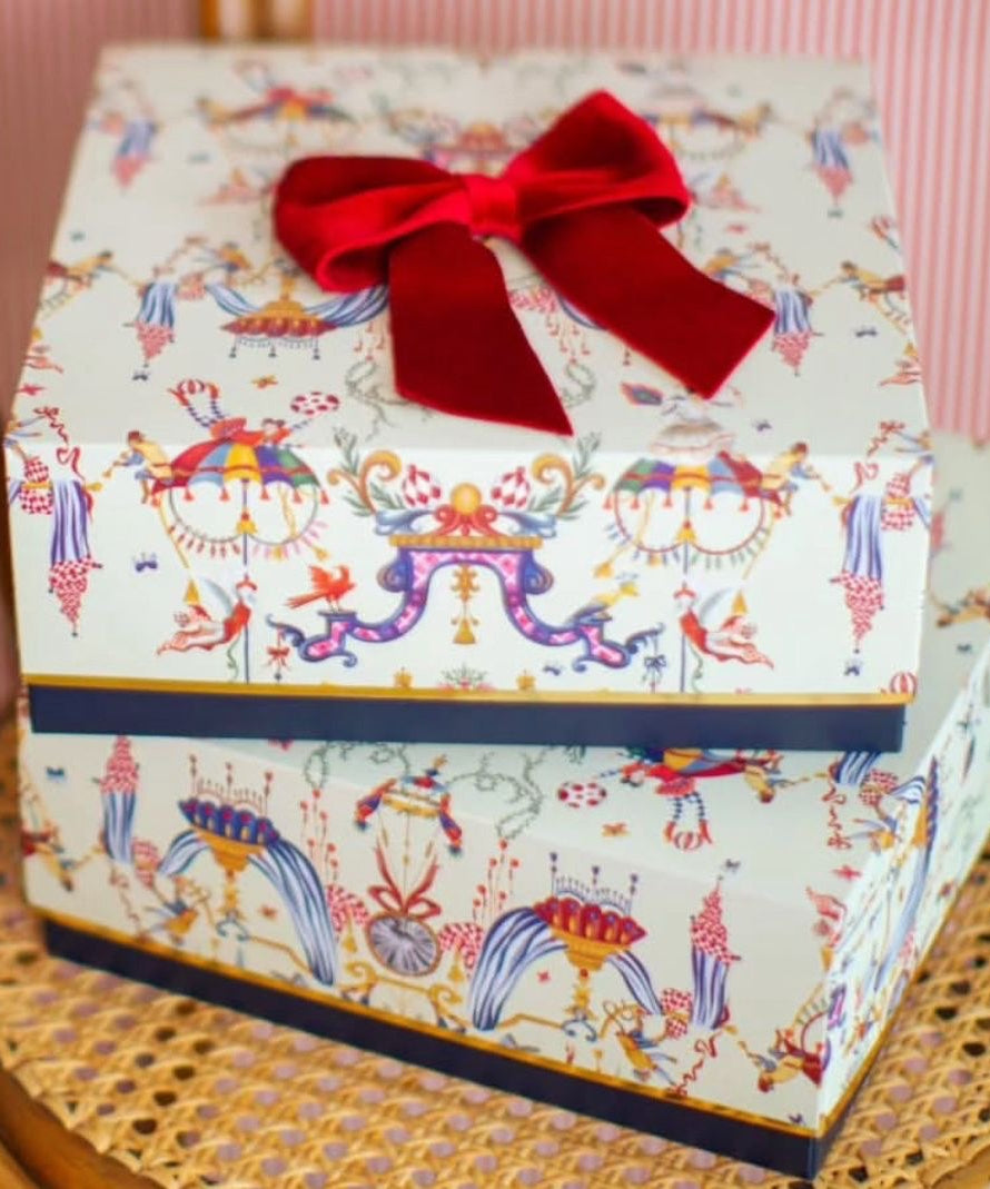 Dinossi - Pink Checkered Gift Box